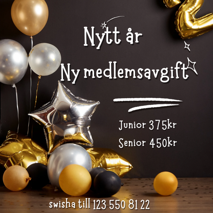 Nytt år innebär ny medlemsavgift Harplinge Ridklubb